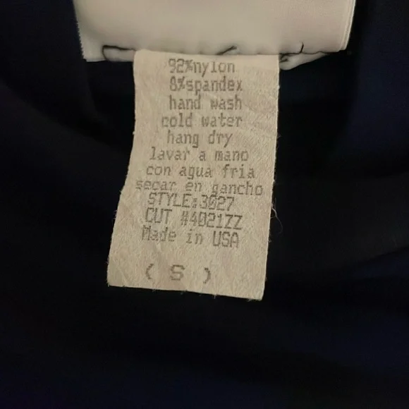 Navy Blue with Gold Dress - Picture 5 of 5